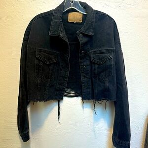 Denim Crop Jacket
